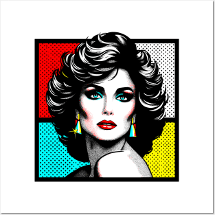 Pop Art Girl 80s Posters and Art